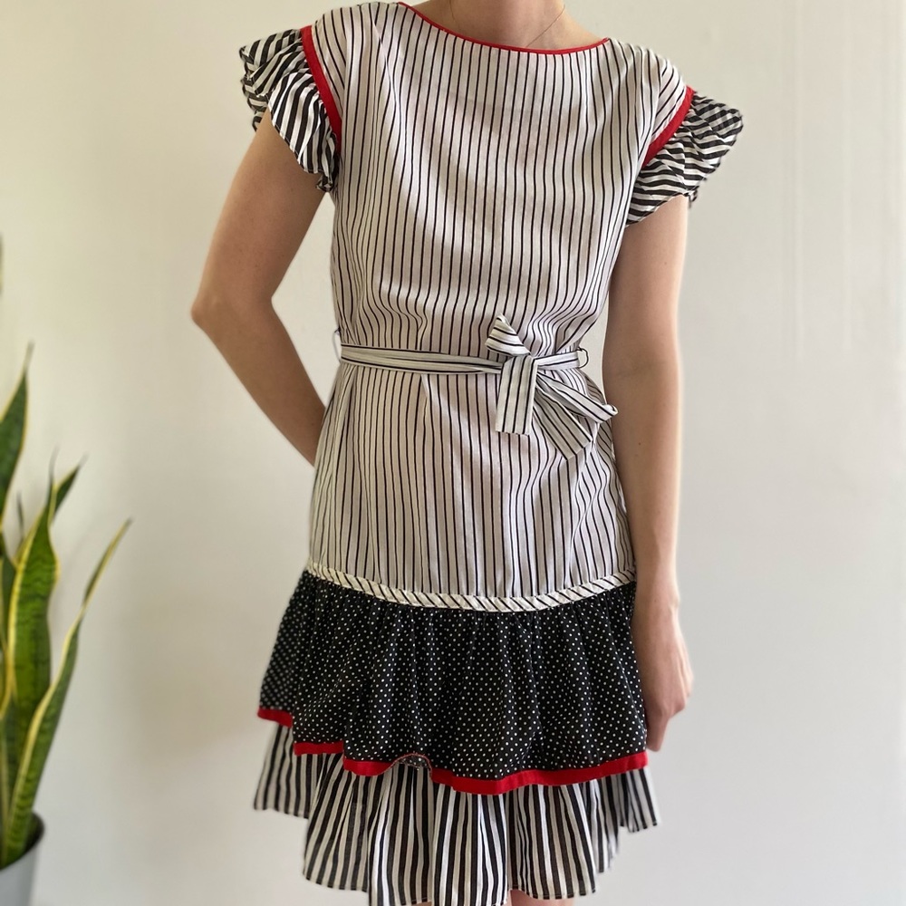 Vintage Ruffle Dress
